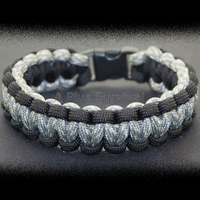 Paracord Bracelet - Black and ACU