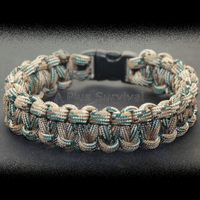 KELLY GREEN CAMO-Paracord Corde Survie d/'urgence Bracelet-Made in USA
