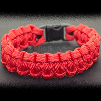 Paracord Bracelet - Red
