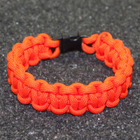Paracord Bracelet - Safety Orange