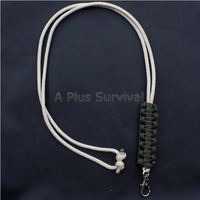 Paracord Lanyard - Desert Sand and Olive Drab