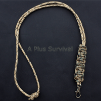 Paracord Lanyard - Desert Camo and Multi Camo