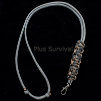 Paracord Lanyard - Foliage Green and Woodland Camo