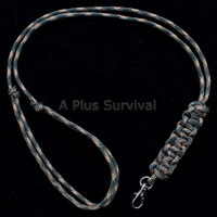 Paracord Lanyard - Woodland Camo