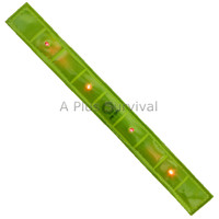 Yellow Reflective Band with 4 LED Lights
