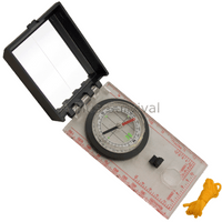Map Compass with Mirror