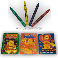 Activity Coloring Book and Crayons Combo