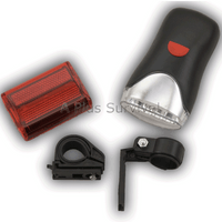 Bike Flashlight and Tail Light Combo