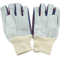 Leather Palm Work Gloves