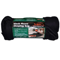 50 Degree Fleece Sleeping Bag - Black