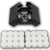 Emergency Folding Stove with 24 Fuel Tablets