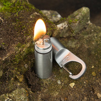 Fire Stash Keychain Carabiner Lighter