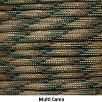 100' Fish and Fire 7 Strand 550 Type III Nylon Paracord