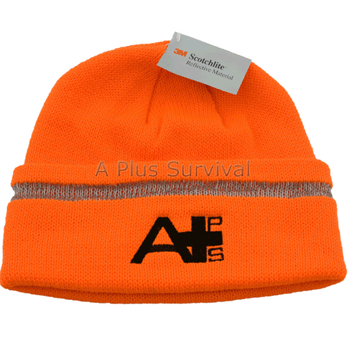 A Plus Survival Bright Orange Safety Beanie