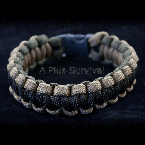 Paracord Bracelet - Coyote Brown and Olive Drab