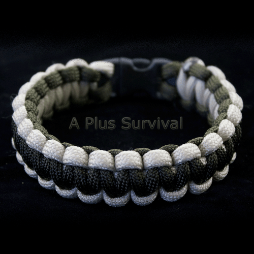 Paracord Bracelet - Desert Sand and Olive Drab