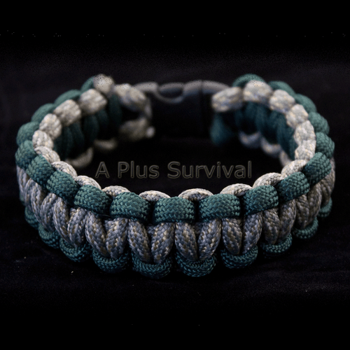Paracord Bracelet - Hunter Green and ACU Digital Camo
