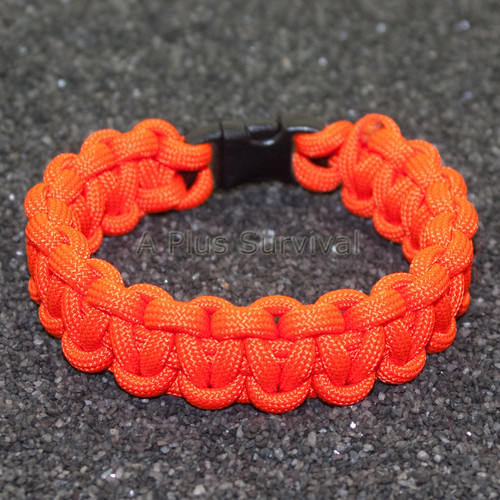Paracord Bracelet - Safety Orange