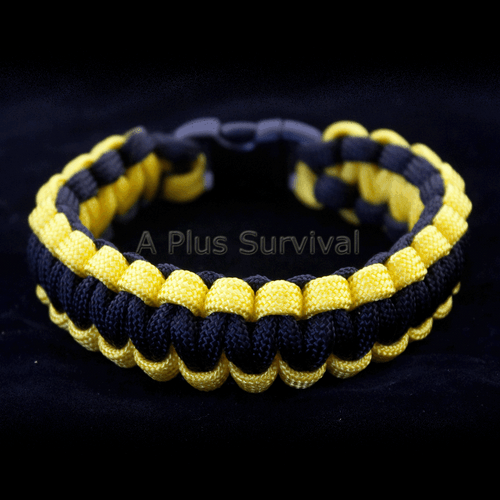 Paracord Bracelet - Yellow and Black