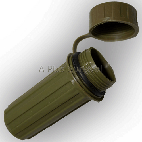 Olive Drab Plastic Match Box