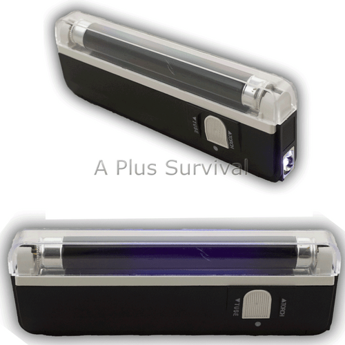 Portable UV Blacklight and LED Flashlight