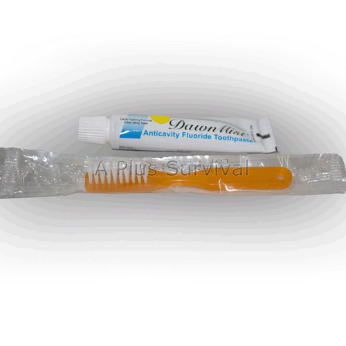 Toothbrush and Toothpaste Combo