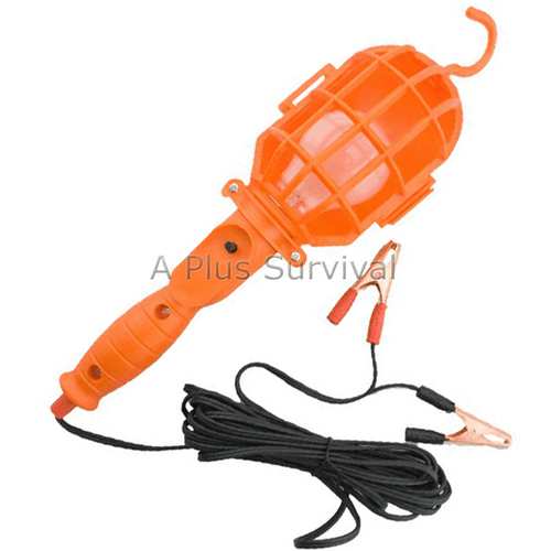 Auto Inspection Lamp - 12 VDC with Alligator Clips