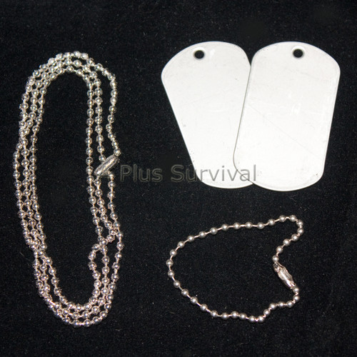 Metal Military Style Dog Tags