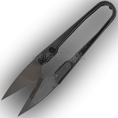 4" Thread Nipper Scissors Black