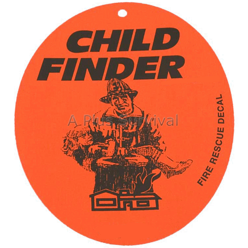 Child Finder Decal with Suction Cup for Windows