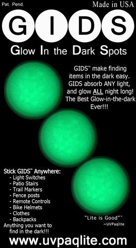 Glow in the Dark Spots