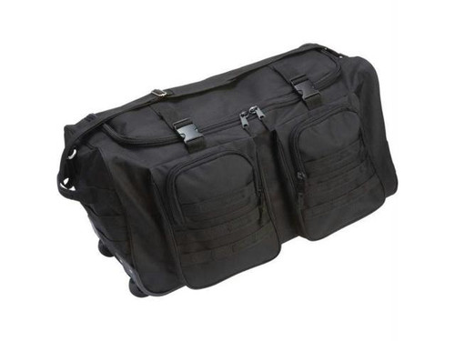 Extreme Pak Water-Resistant 26" Rolling Duffle - Black