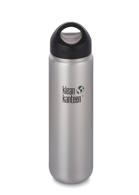 27oz Klean Kanteen Wide Mouth Loop Cap - Steel