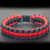 Paracord Bracelet - Black and Red