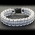 Paracord Bracelet - Silver Grey