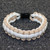 Paracord Bracelet - Tan and White