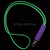 Paracord Lanyard - Kelly Green and Purple