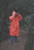 Reflective Poncho - Orange and Silver