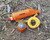 5 in 1 Survival Whistle, Mirror, Flint, Storage, Compass