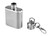 1 Oz Stainless Steel Key Chain Flask