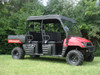 3 Star side x side Polaris Ranger Crew 700 vinyl windshield and top side view