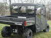 3 Star side x side Polaris Ranger Crew 570-6/800 full cab enclosure with vinyl windshield rear view