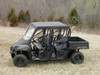 3 Star side x side Polaris Ranger Crew 570-6/800 vinyl windshield and top side view