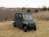 3 Star side x side Polaris Ranger Crew 570-4 full cab enclosure with vinyl windshield front angle view distance