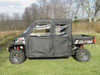 3 Star side x side Polaris Ranger Crew 1000/XP1000 full cab enclosure with vinyl windshield side view