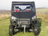 3 Star side x side Polaris Ranger Crew 1000/XP1000 vinyl windshield and top front view