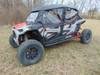 3 Star side x side accessories Polaris RZR XP-4 1000/XP-4 Turbo Full Cab Enclosure for Hard Windshield side view