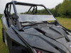 3 Star side x side accessories Polaris RZR Pro XP/Turbo R tinted half windshield front angle view close up