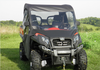 CF Moto UForce 500/800 Full Cab Enclosure with vinyl windshield front view