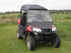 3 Star side x side Hisun Sector 550/750 vinyl windshield roof and rear window front view